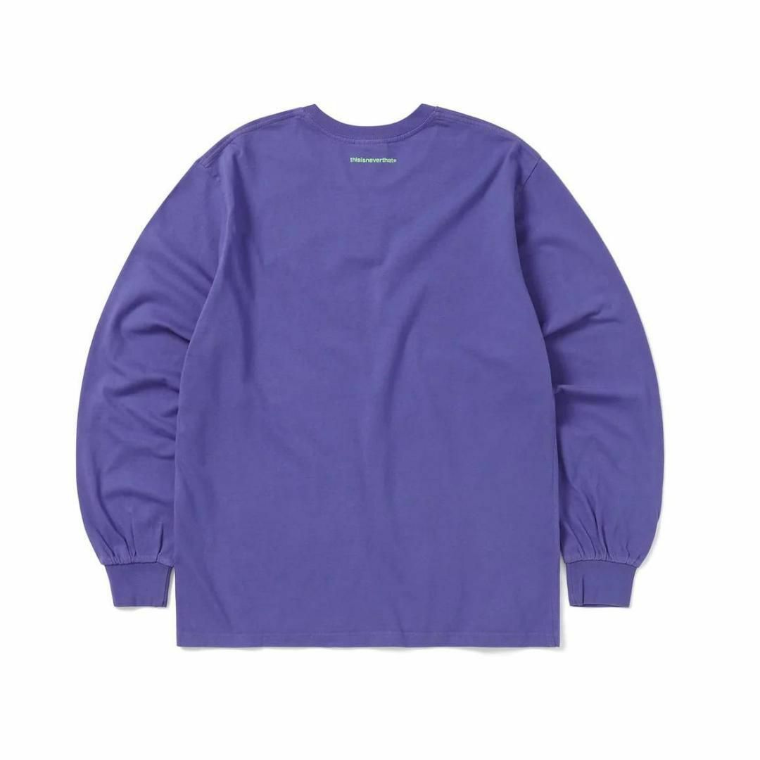 thisisneverthat - ☆大人気☆thisisneverthat ロゴ ロンT パープル XL
