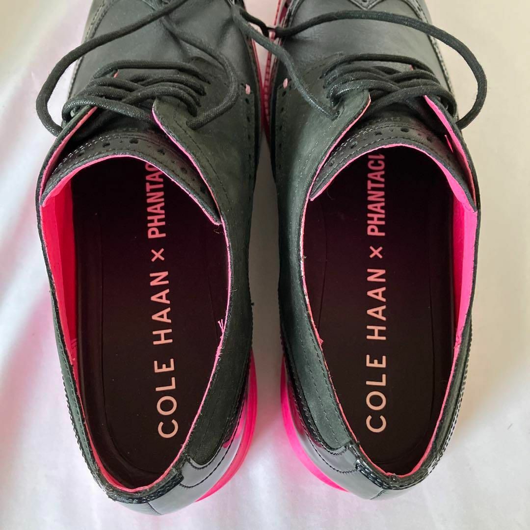 Cole Haan(コールハーン)のPHANTACi×COLE HAANドレスシューズ ブラック×ピンク28.5cm メンズの靴/シューズ(スニーカー)の商品写真