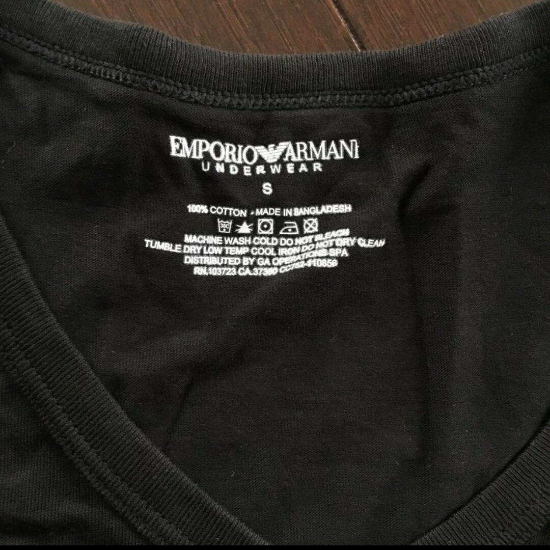 Emporio Armani(エンポリオアルマーニ)のエンポリオアルマーニ　半袖TシャツusサイズS メンズのトップス(Tシャツ/カットソー(半袖/袖なし))の商品写真