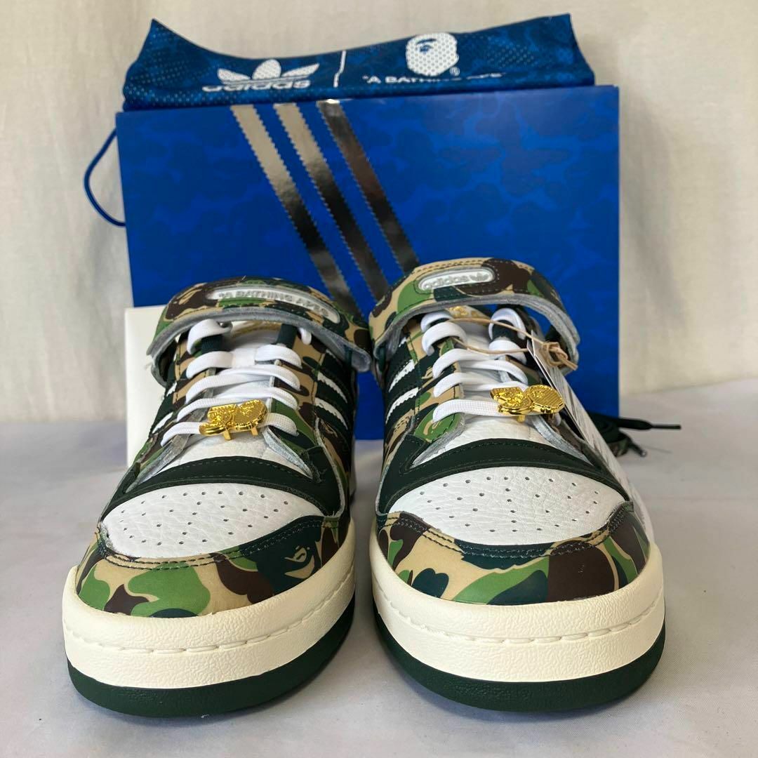 A BATHING APE(アベイシングエイプ)の新品BAPE × adidas Forum 84 Low 30th 29cm メンズの靴/シューズ(スニーカー)の商品写真