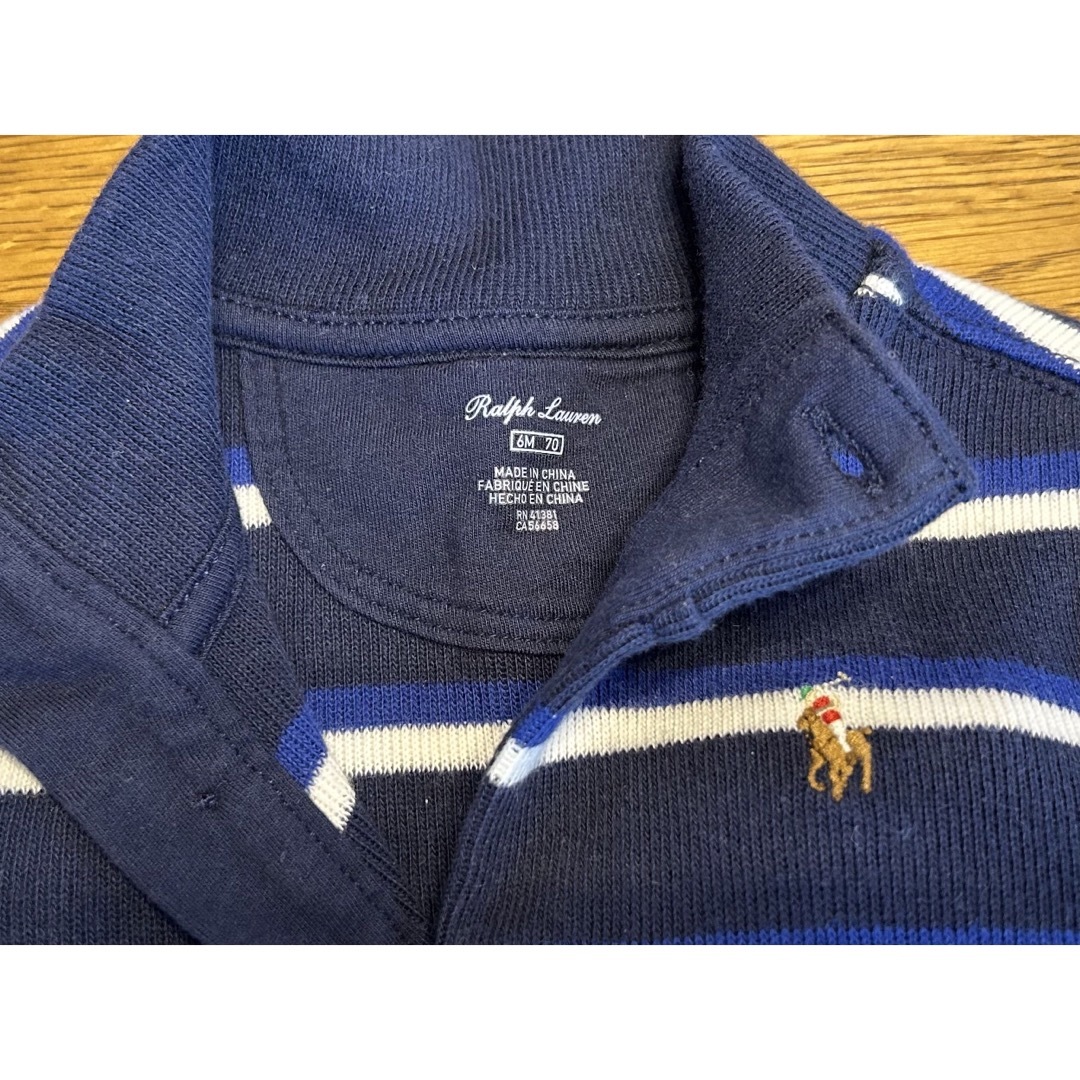 Ralph Lauren(ラルフローレン)のラルフローレン　ニットロンパース キッズ/ベビー/マタニティのベビー服(~85cm)(ロンパース)の商品写真