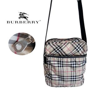 バーバリー(BURBERRY)の希少★Burberry バーバリー ノバチェック柄 ショルダーバッグ 男女兼用(ショルダーバッグ)