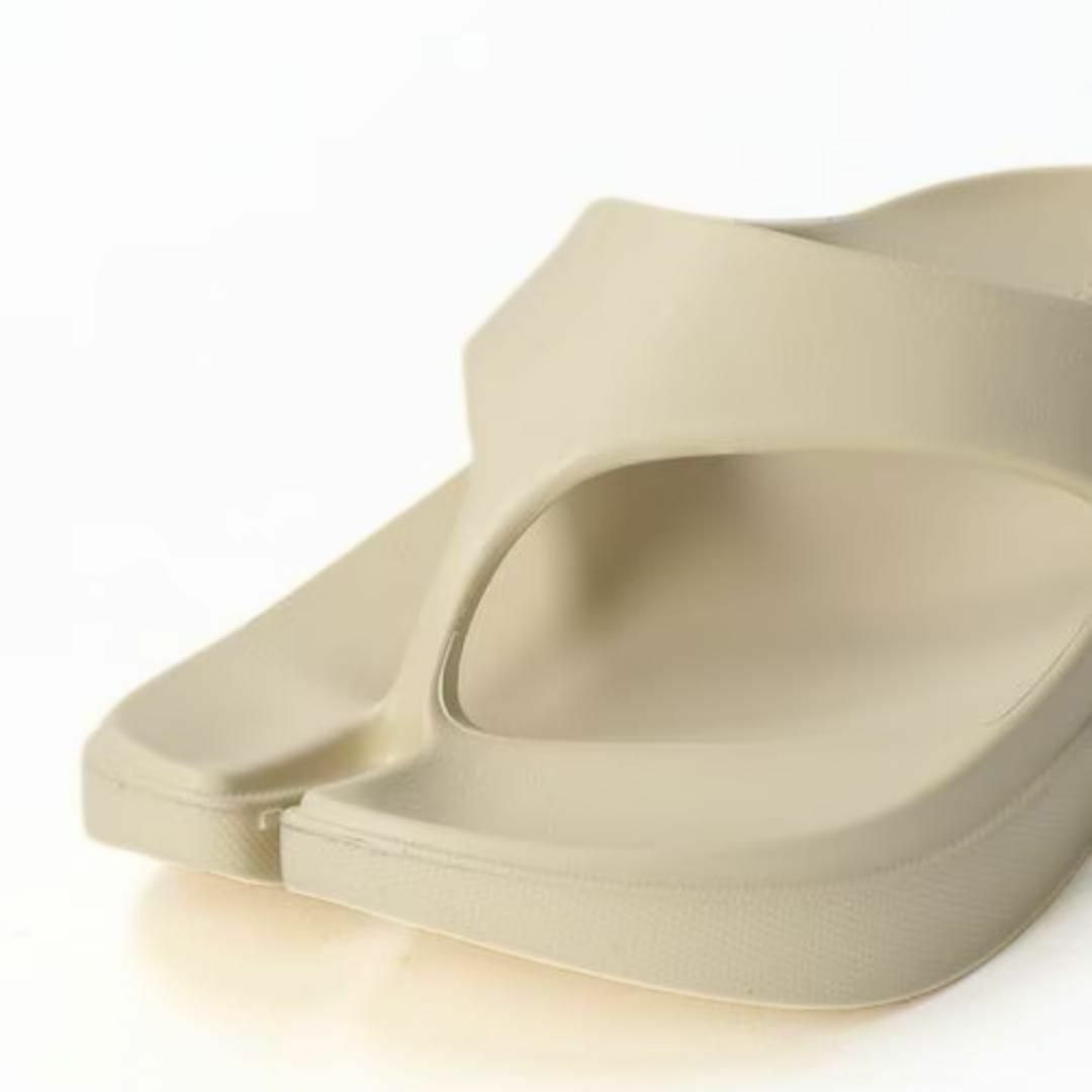 ☆新品未使用☆paes ペイズ☆リカバリーサンダル クリーム 23〜23.5cm