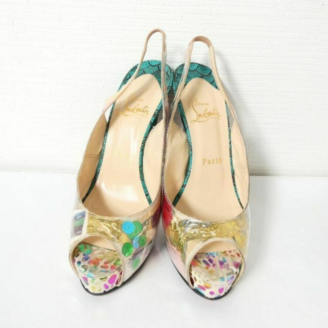Christian Louboutin - 良品 綺麗 Christian Loubtin 装飾 ハイヒール
