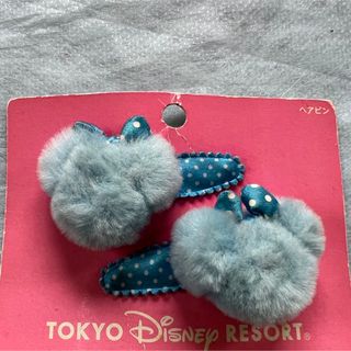 ディズニー(Disney)のディズニー　ヘアピン　ミニー　水色(ヘアピン)