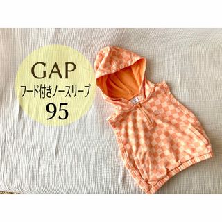 ギャップ(GAP)のGAPギャップフード付きプルオーバーノースリーブ(Tシャツ/カットソー)