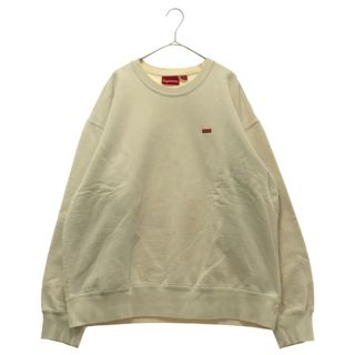 SUPREME シュプリーム 16SS Panelled Crewneck パネルロゴプリント クルーネックスウェット ホワイト/グリーン/レッド