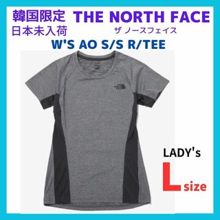 ザノースフェイス(THE NORTH FACE)の☆人気☆THE NORTH FACE☆トレーニングTシャツ グレー L ②(Tシャツ(半袖/袖なし))