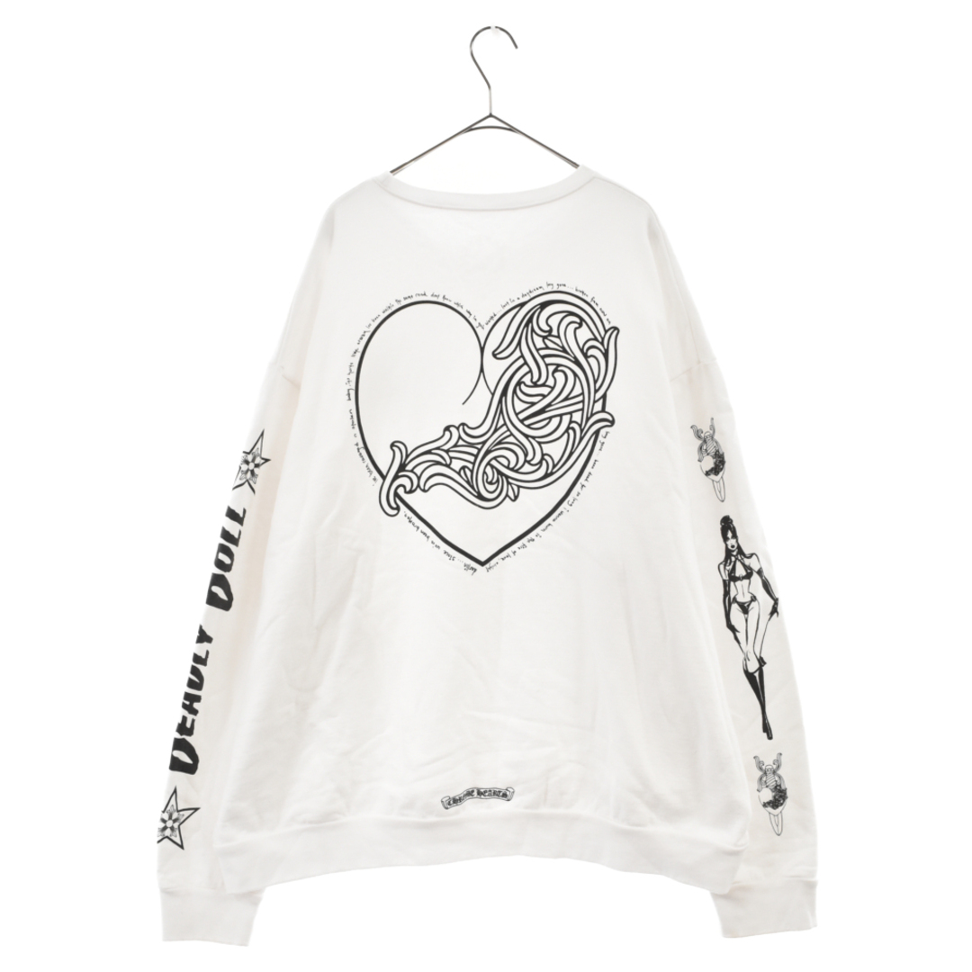CHROME HEARTS クロムハーツ ×Deadly Doll Crewneck Sweatshirt