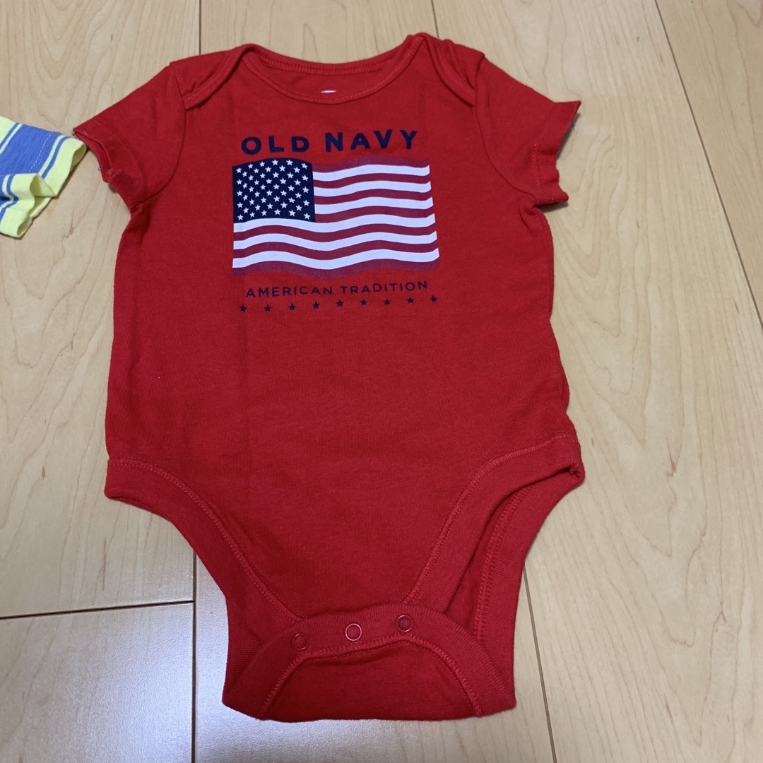 babyGAP(ベビーギャップ)のベビーギャップ　ロンパース　3〜6m    ６０cm     3点セット キッズ/ベビー/マタニティのベビー服(~85cm)(ロンパース)の商品写真