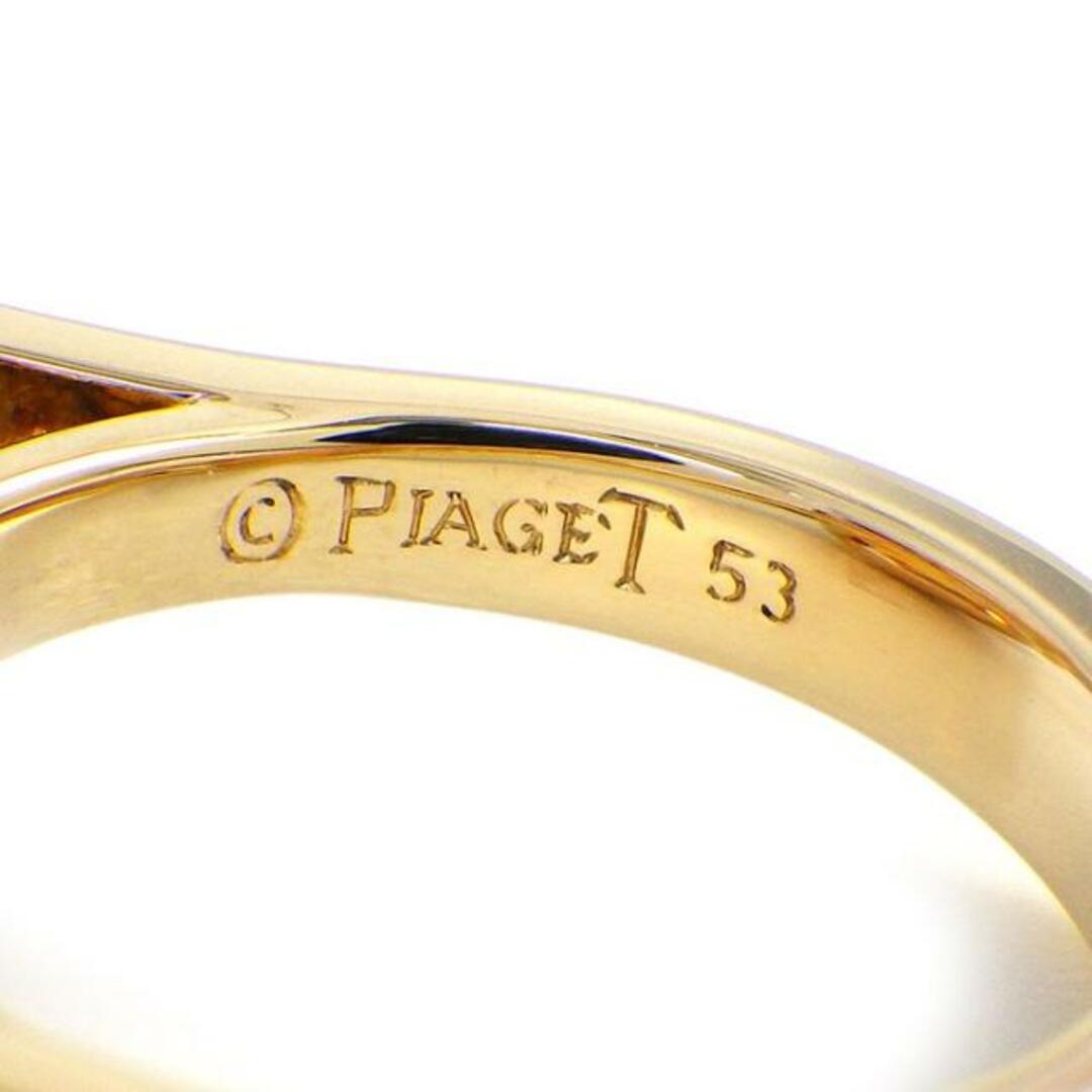 PIAGET(ピアジェ)のピアジェ PIAGET リング ライムライト カクテル G34LP300 ウィスキー・オンザロック 1ポイント クッションカット シトリン 27ct 2ポイント クォーツ 計1.9ct 10ポイント ダイヤモンド 計0.74ct K18YG 13号 / #53【中古】 レディースのアクセサリー(リング(指輪))の商品写真