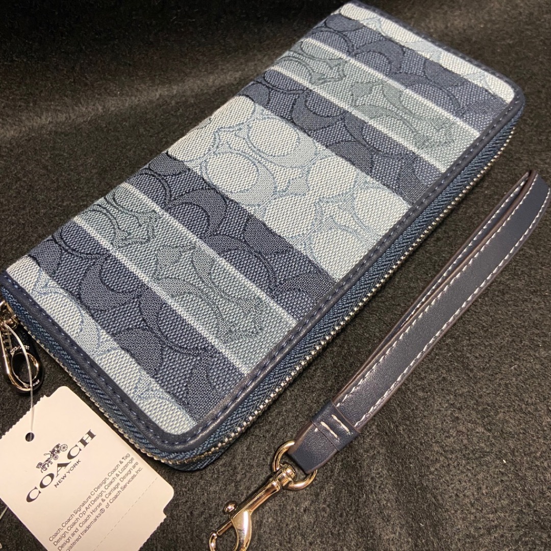 COACH(コーチ)のコーチ 財布 新作デニムジャガード 男女ギフト⭕️ メンズのファッション小物(長財布)の商品写真