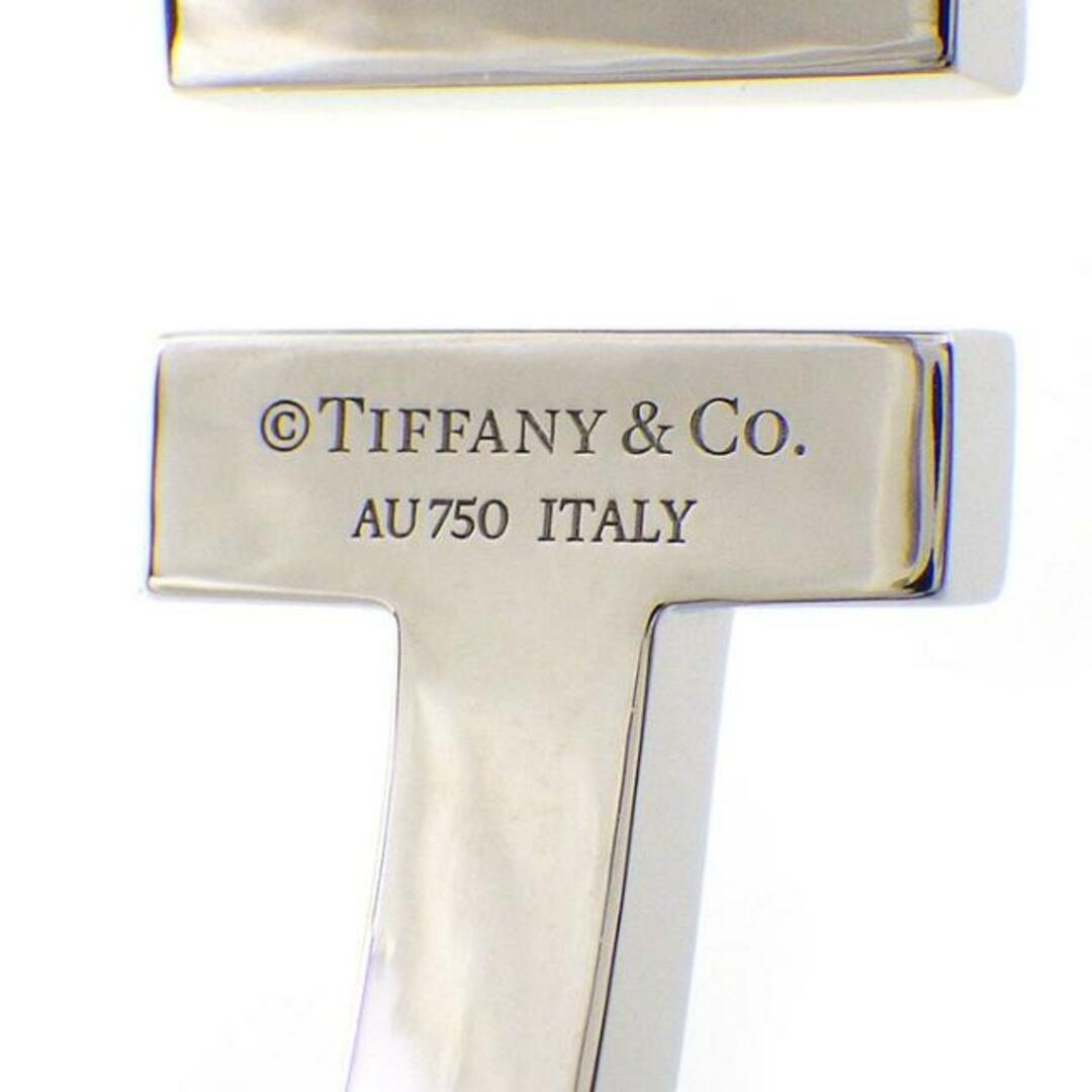 Tiffany & Co.(ティファニー)のティファニー Tiffany & Co. バングル Tワイヤー ミディアム 60010797 スクエア パヴェ ダイヤモンド 計0.74ct K18WG 【中古】 レディースのアクセサリー(ブレスレット/バングル)の商品写真