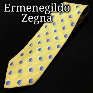 エルメネジルドゼニア(Ermenegildo Zegna)のエルメネジルドゼニア デザインパターン イエロー ネクタイ A102-N12(ネクタイ)