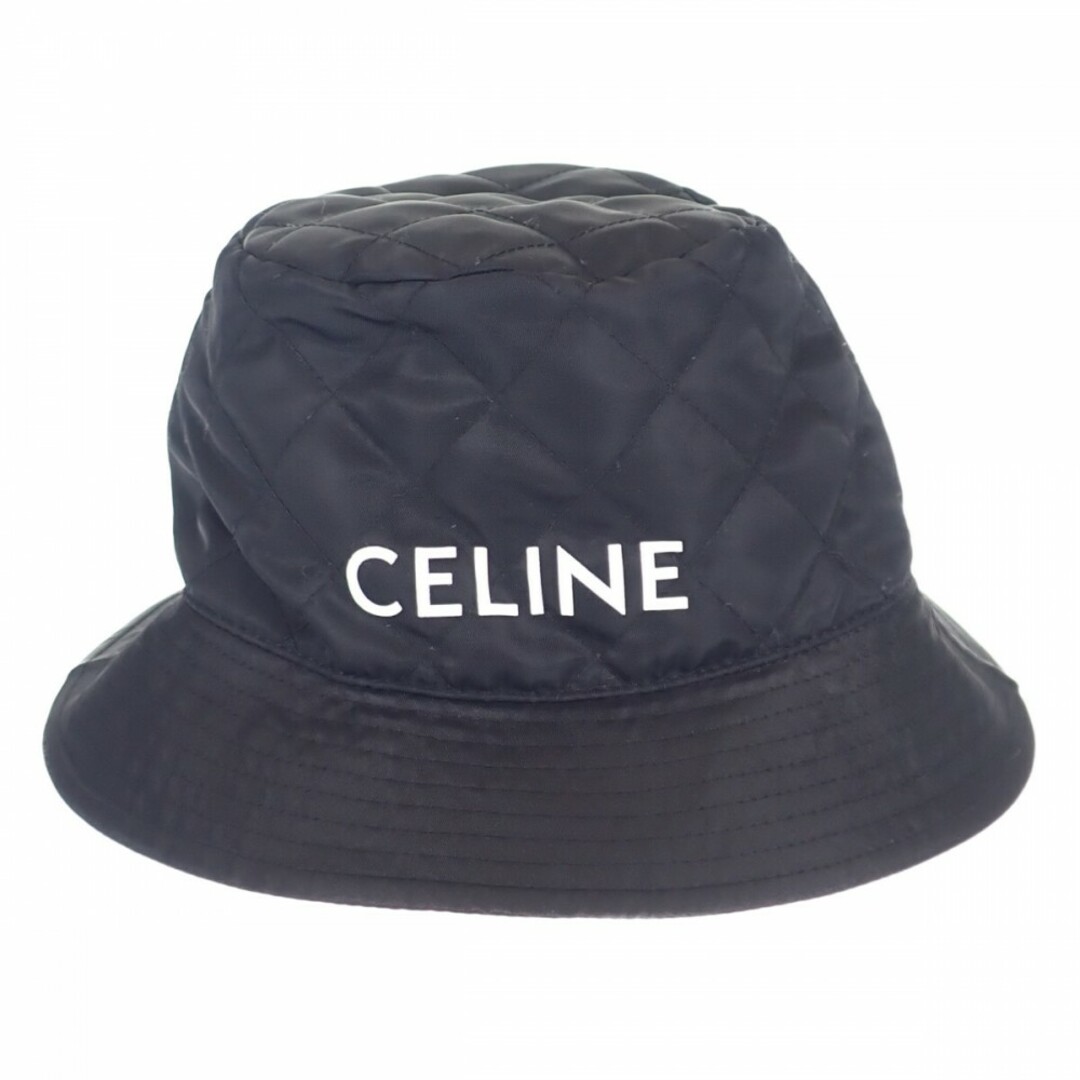 ABランク】CELINE セリーヌ キルティング バケットハット 帽子