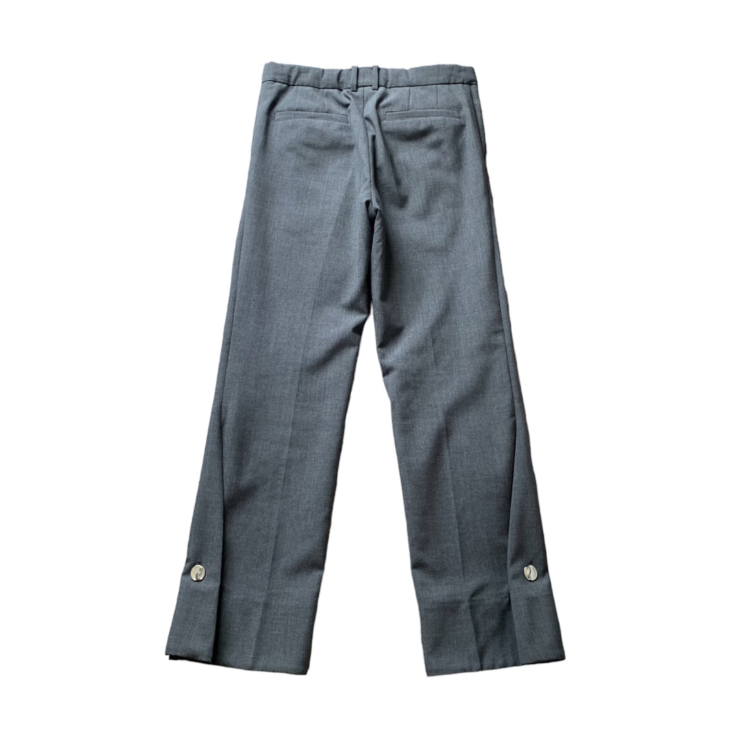 Cornerstone 21aw SIDE BUTTON TROUSERS-tops.edu.ng