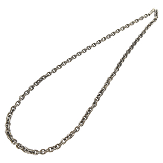 クロムハーツ(Chrome Hearts)のCHROME HEARTS クロムハーツ PAPER CHAIN 20/ペーパーチェーン20inch シルバーネックレス(ネックレス)