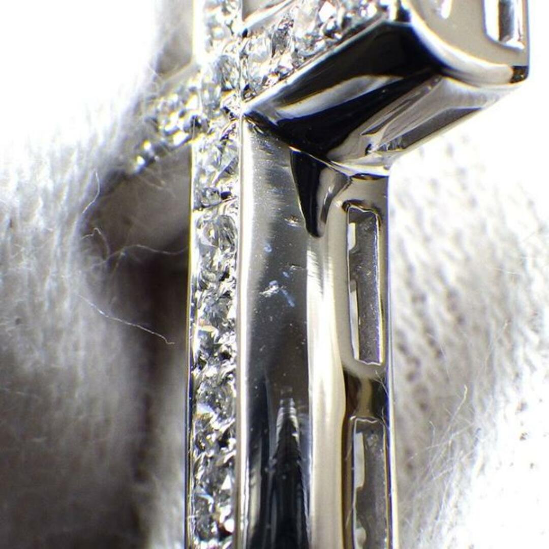 BVLGARI(ブルガリ)のブルガリ BVLGARI ネックレス ラテン クロス ダイヤモンド K18WG 【中古】 レディースのアクセサリー(ネックレス)の商品写真