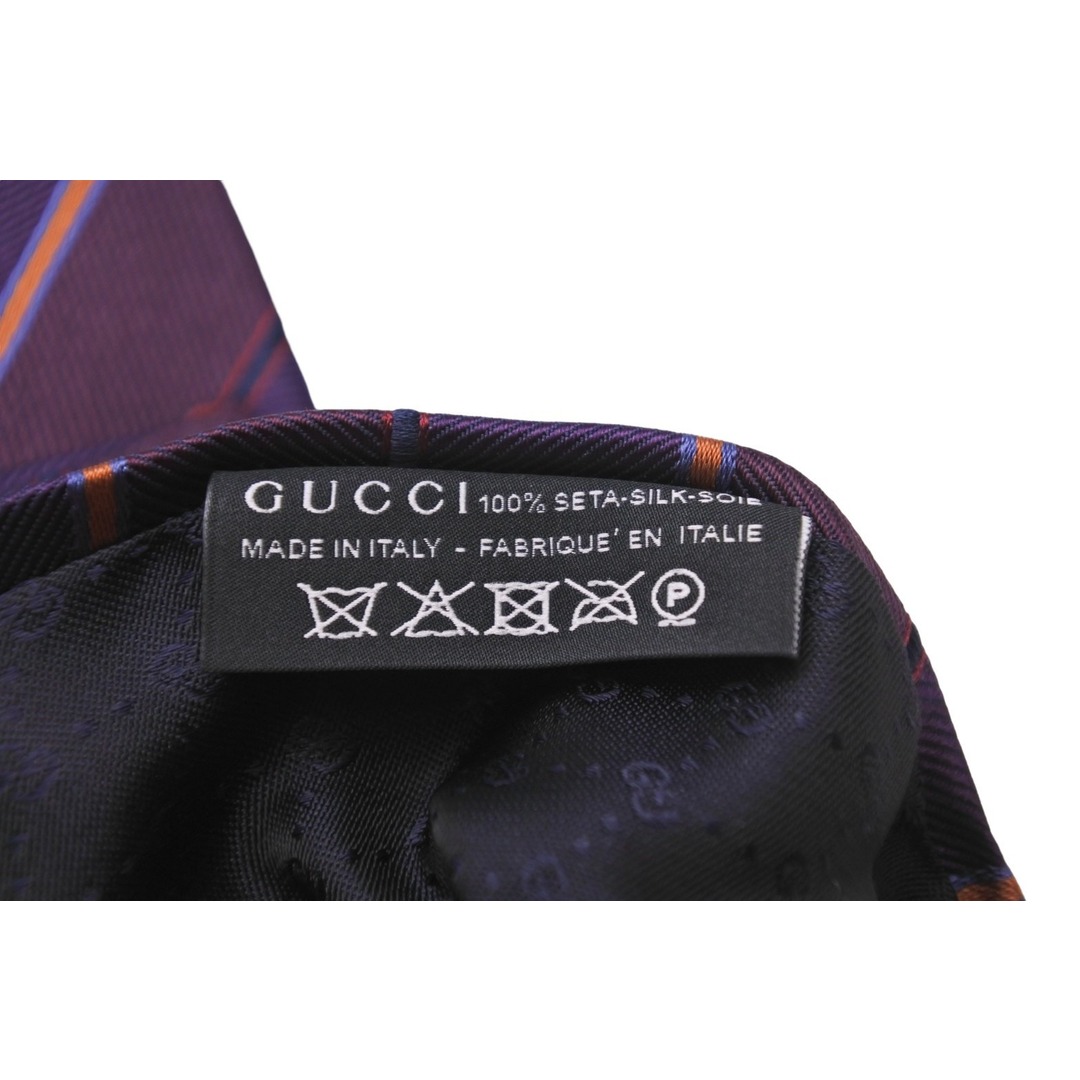 Gucci - GUCCI グッチ ネクタイ ストライプ トムブラウン期 GG柄 ロゴ