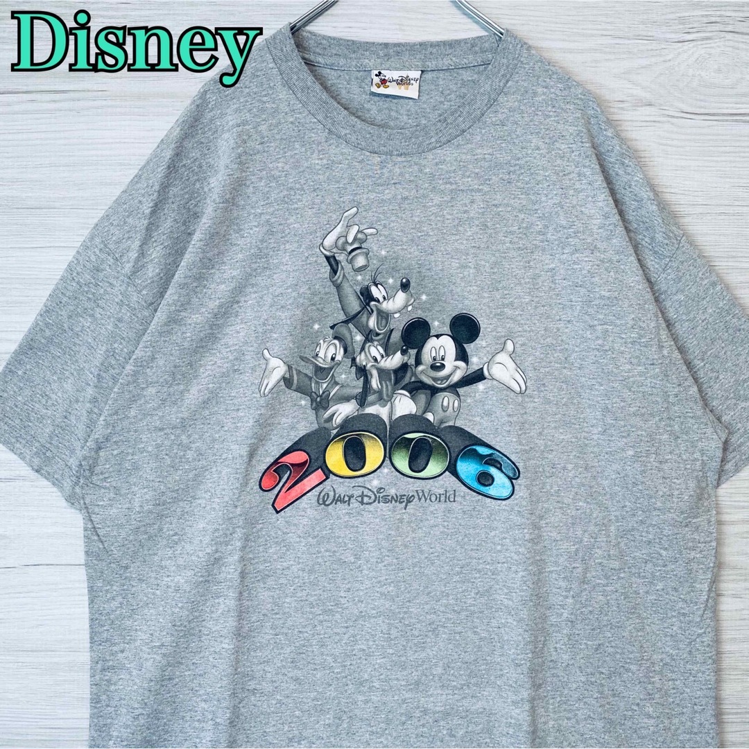 【入手困難】Disney ディズニー　ミッキー　Tシャツ　ゆったり　一点物　海外 | フリマアプリ ラクマ