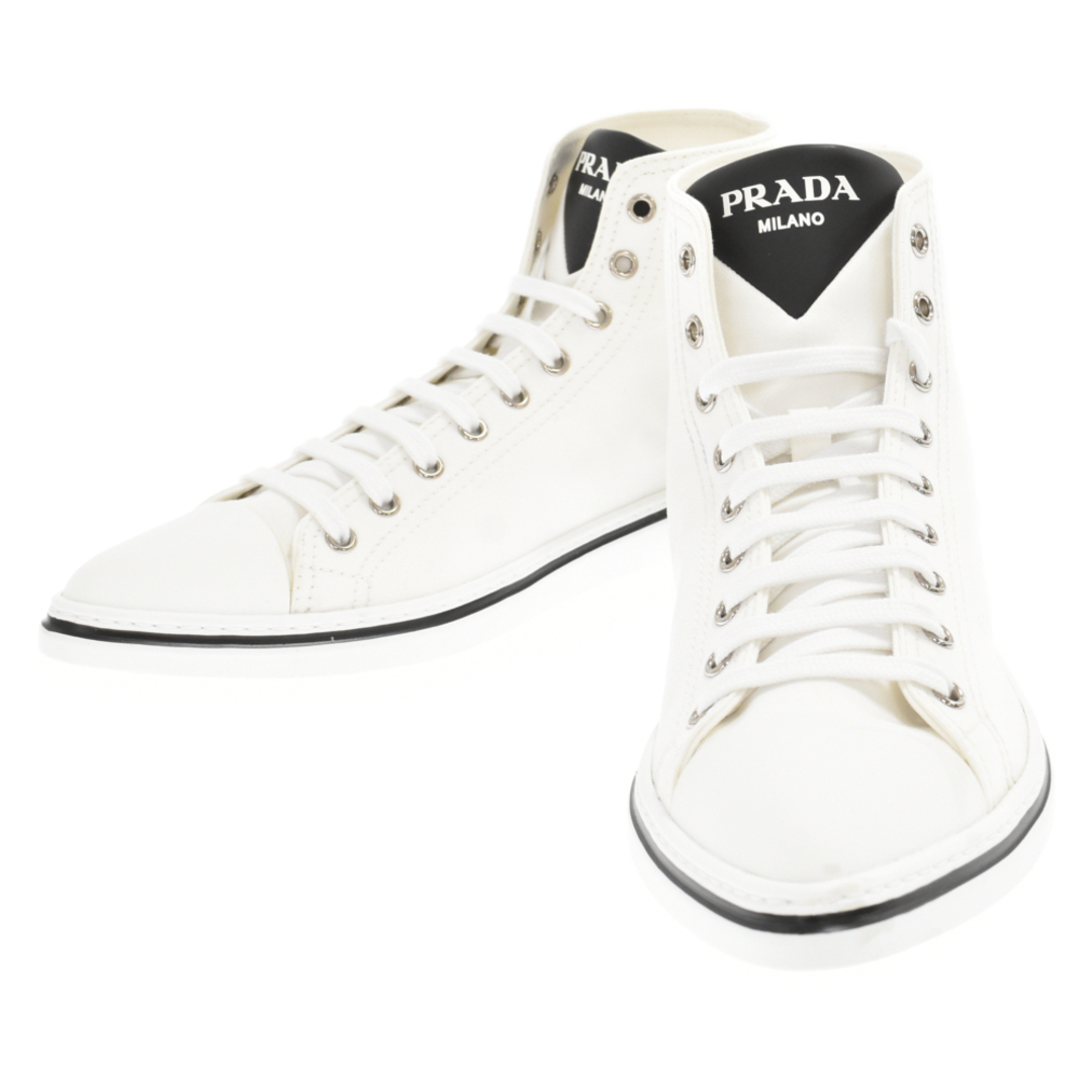 PRADA - PRADA プラダ POINTY HIGH-TOP SNEAKERS SHOES 2TG177 ポイン