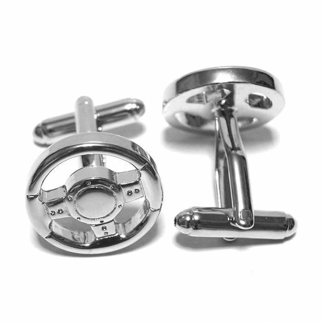 cuf-0045-3 カフス ハンドル ドライバー 運転手 ドライブ 自動車 メンズのファッション小物(カフリンクス)の商品写真