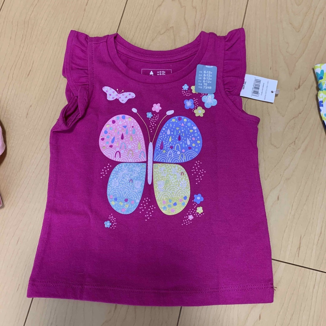 babyGAP(ベビーギャップ)のベビーギャップ　まとめ売り　4点セット　　７０cm キッズ/ベビー/マタニティのベビー服(~85cm)(ロンパース)の商品写真