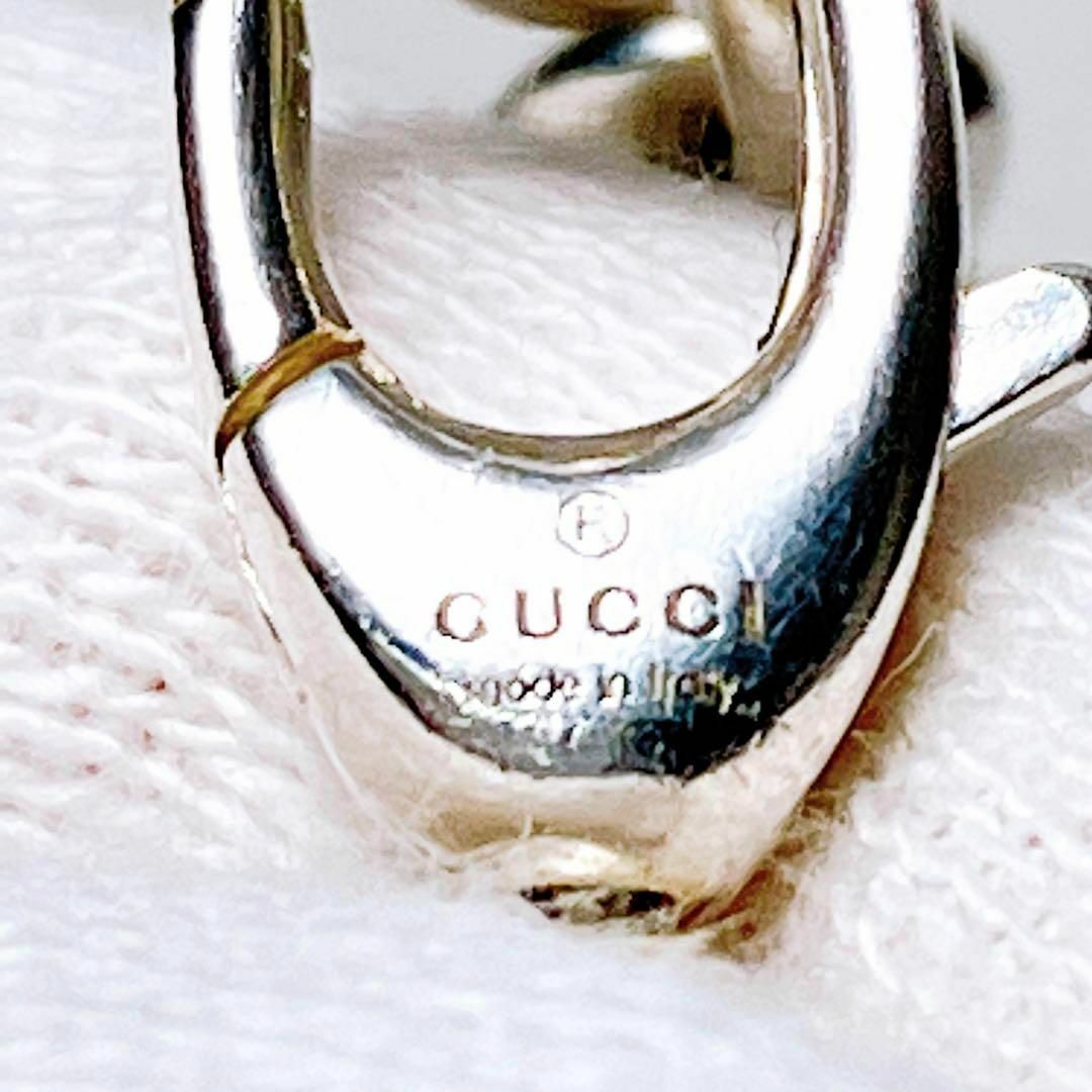 【洗浄済/美品】グッチ GUCCI インターロッキング ブレスレット シルバー