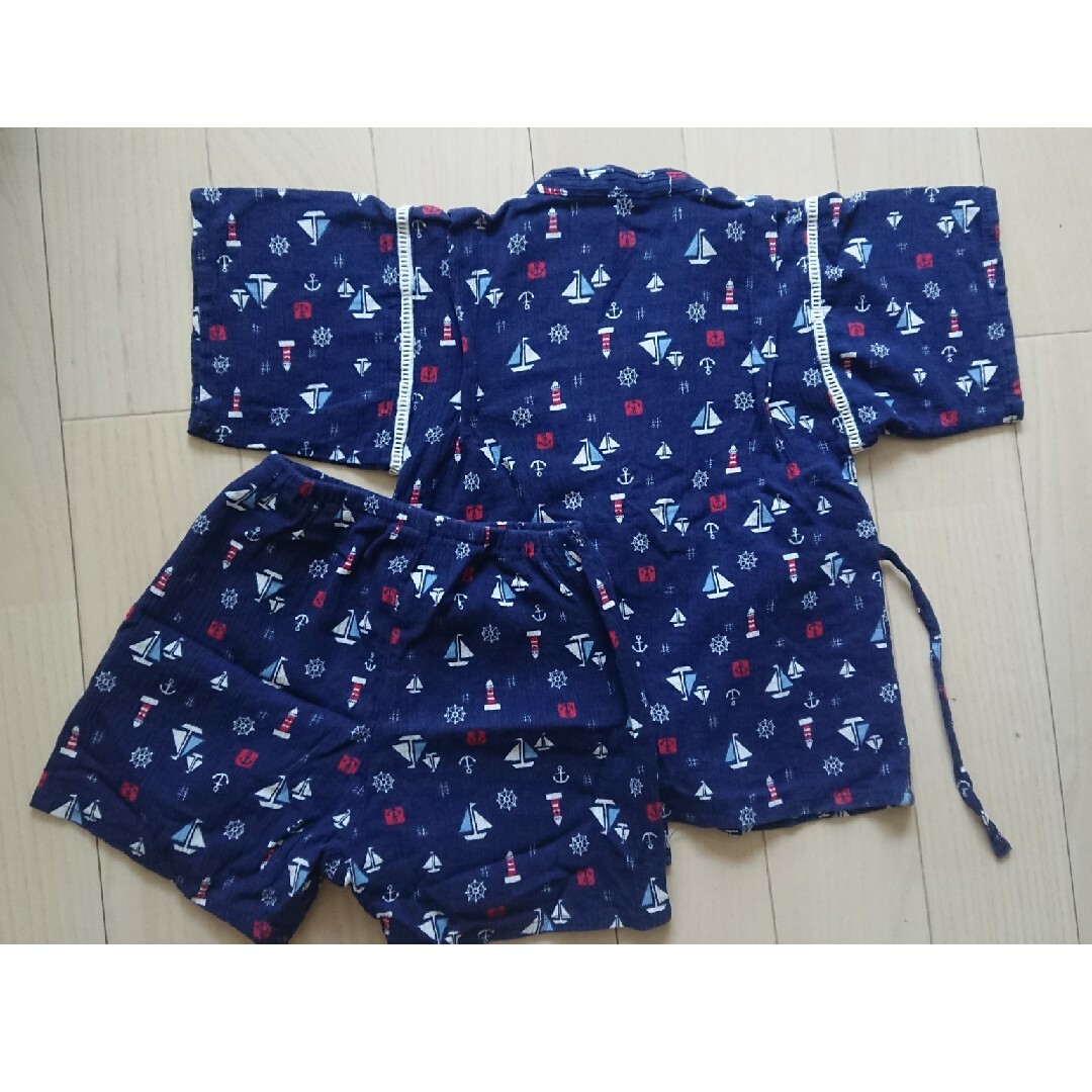 甚平 子供用 キッズ/ベビー/マタニティのキッズ服男の子用(90cm~)(甚平/浴衣)の商品写真