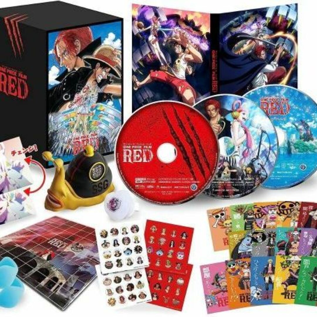 ONE PIECE(ワンピース)のONE PIECE FILM RED リミテッド・エディション【ブルーレイ】 エンタメ/ホビーのDVD/ブルーレイ(アニメ)の商品写真