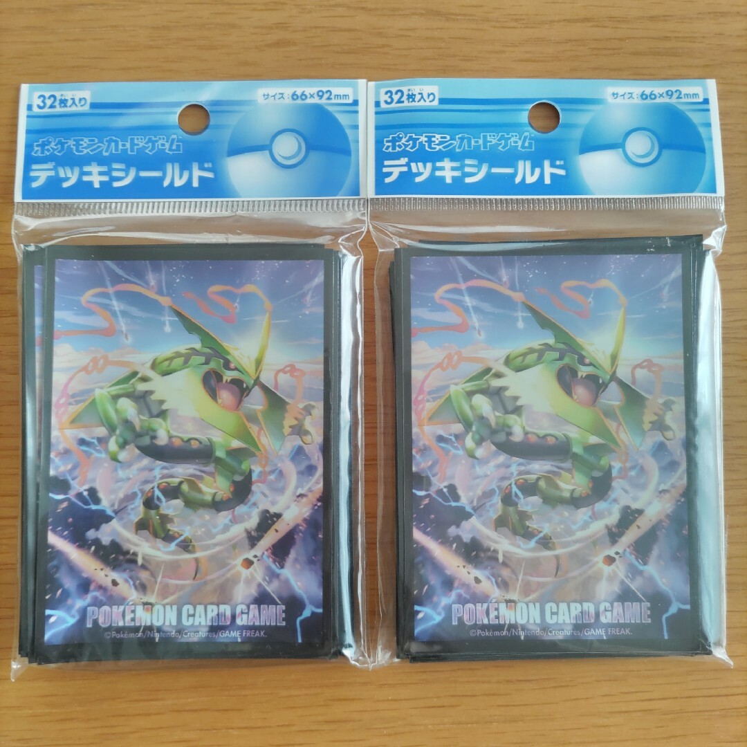ポケモンカード メガレックウザ デッキシールド 新品未開封 32枚