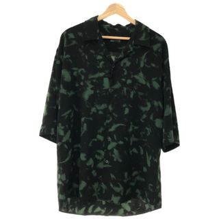 ラッドミュージシャン(LAD MUSICIAN)のラッドミュージシャン 18SS フェザー柄オープンカラーシャツ(シャツ)