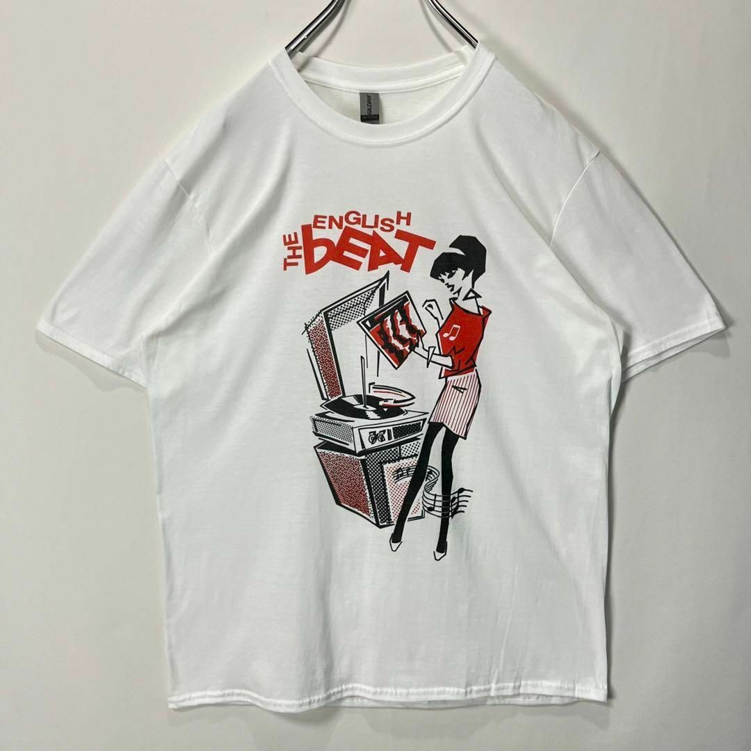 新品　The English Beat バンドTシャツ　Lサイズ ホワイト　スカ