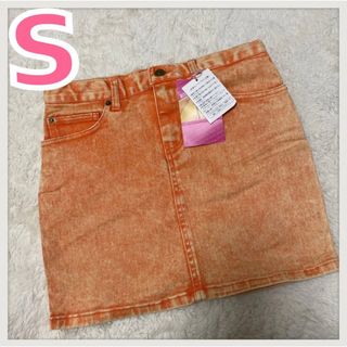 【Ladies/S】デニムミニスカート新品·定価2900円(ミニスカート)