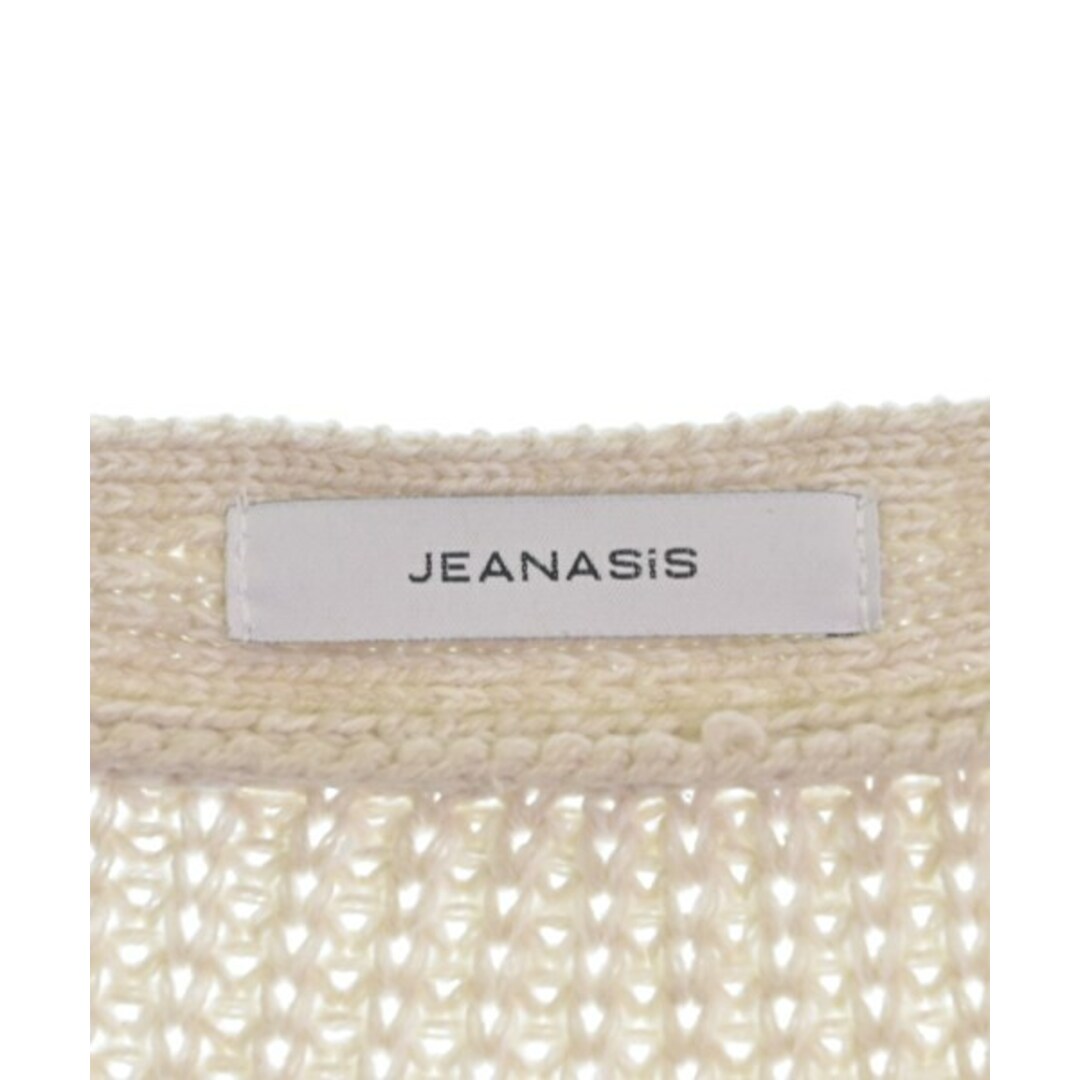 JEANASIS(ジーナシス)のJEANASIS ジーナシス カーディガン F ベージュ 【古着】【中古】 レディースのトップス(カーディガン)の商品写真