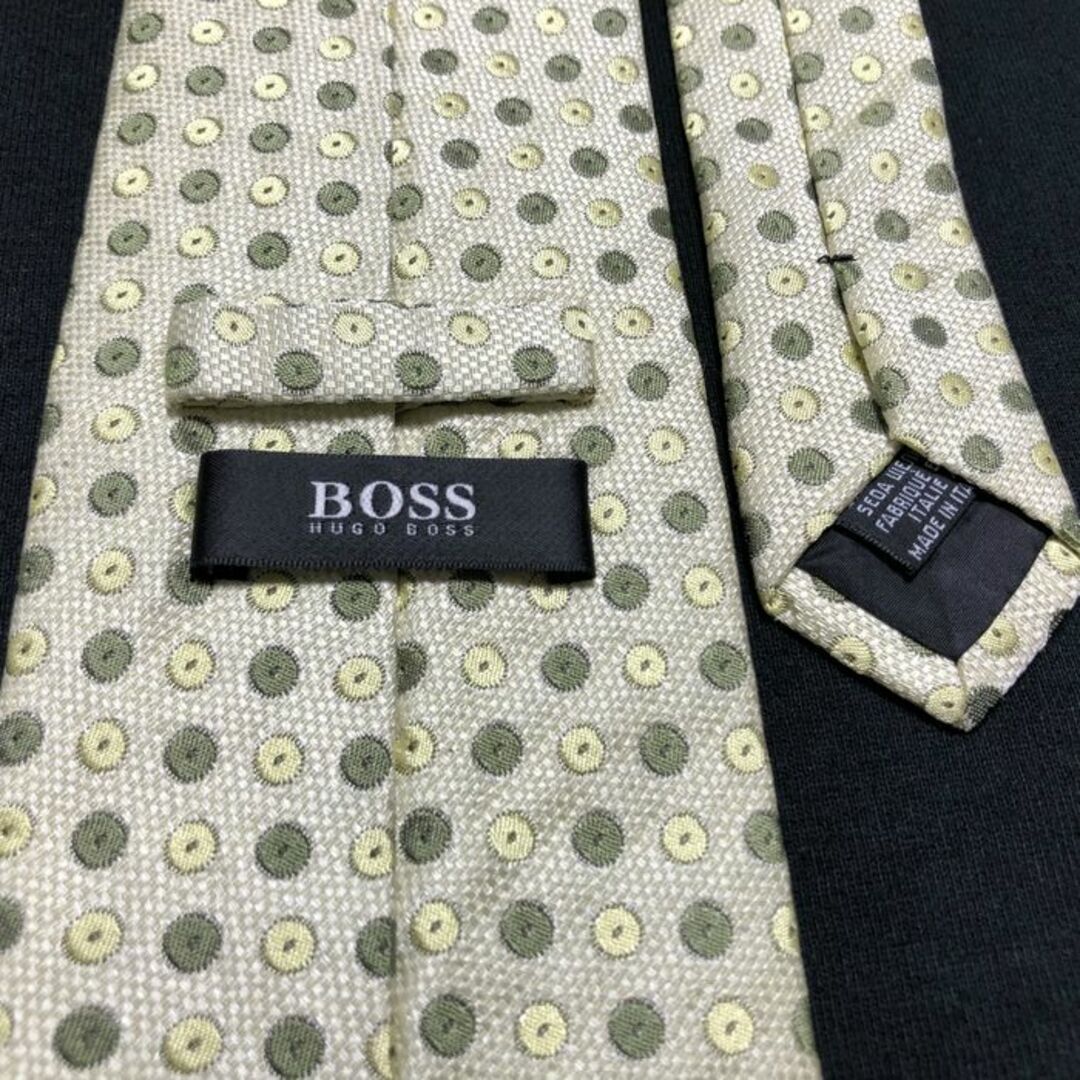 HUGO BOSS(ヒューゴボス)のヒューゴボス ドット ライトグリーン ネクタイ A102-P11 メンズのファッション小物(ネクタイ)の商品写真