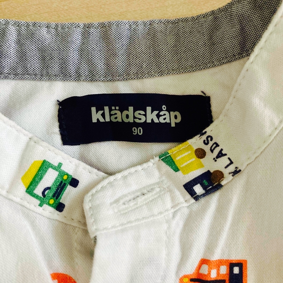 kladskap(クレードスコープ)のkladskap シャツ　90 キッズ/ベビー/マタニティのキッズ服男の子用(90cm~)(ブラウス)の商品写真