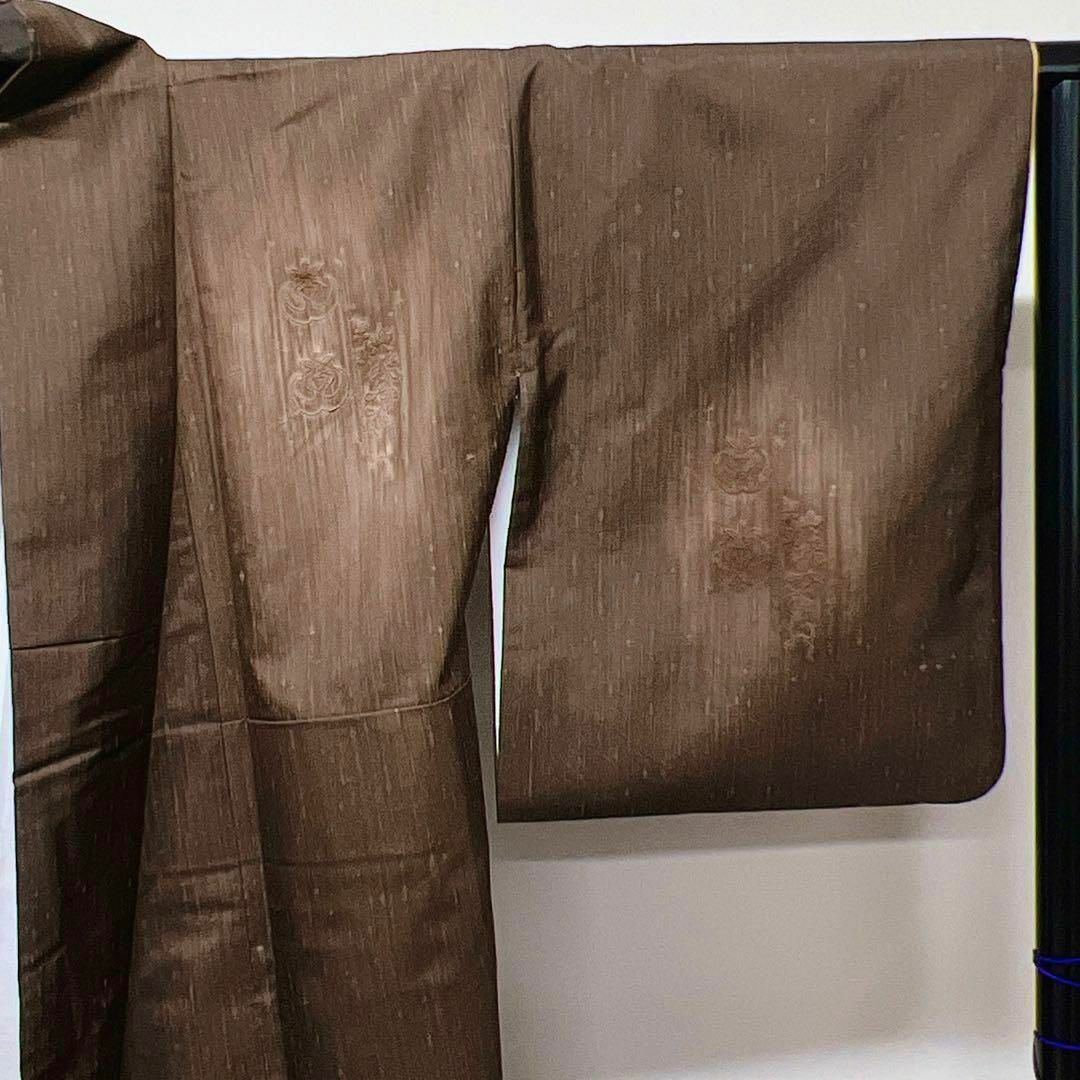 藤林徳扇 紬 相良刺繍の付け下げ 作家もの | www.smartbox.com.sg