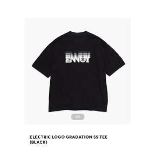 ワンエルディーケーセレクト(1LDK SELECT)のENNOY ELECTRIC LOGO GRADATION SS TEE(Tシャツ/カットソー(半袖/袖なし))