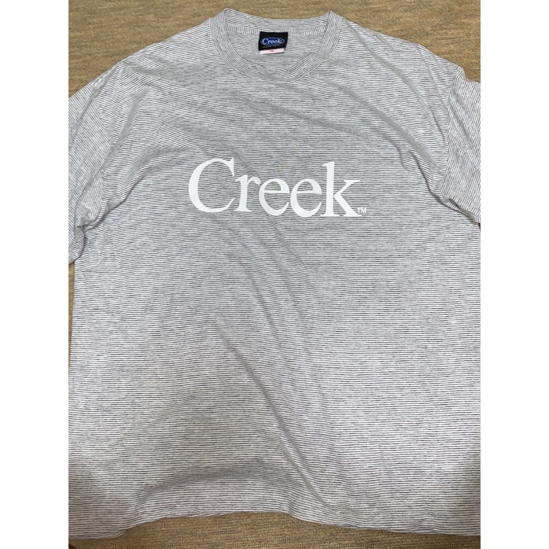 creek angler's device ボーダーTシャツ