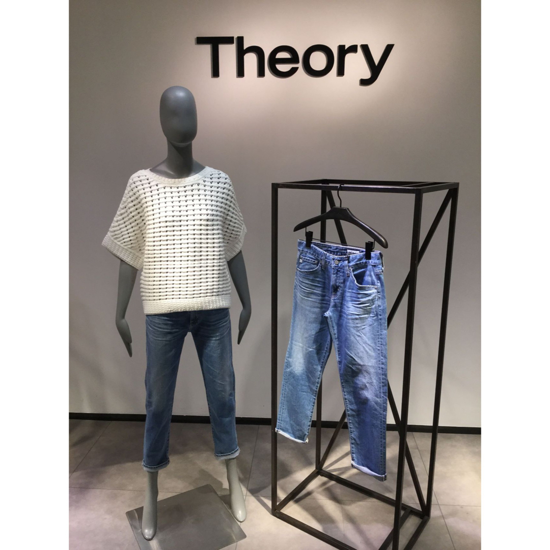 theory(セオリー)のTHEORY  サマーニット　（ホワイト）Mサイズ レディースのトップス(ニット/セーター)の商品写真