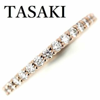 タサキ(TASAKI)のTASAKI フルエタニティリング ダイヤモンド 0.38ct K18PG(リング(指輪))