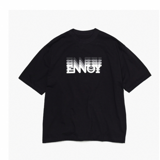 新品　ENNOY 在原みゆき着用　エンノイ　ロゴtシャツ　BLACK S(Tシャツ/カットソー(半袖/袖なし))