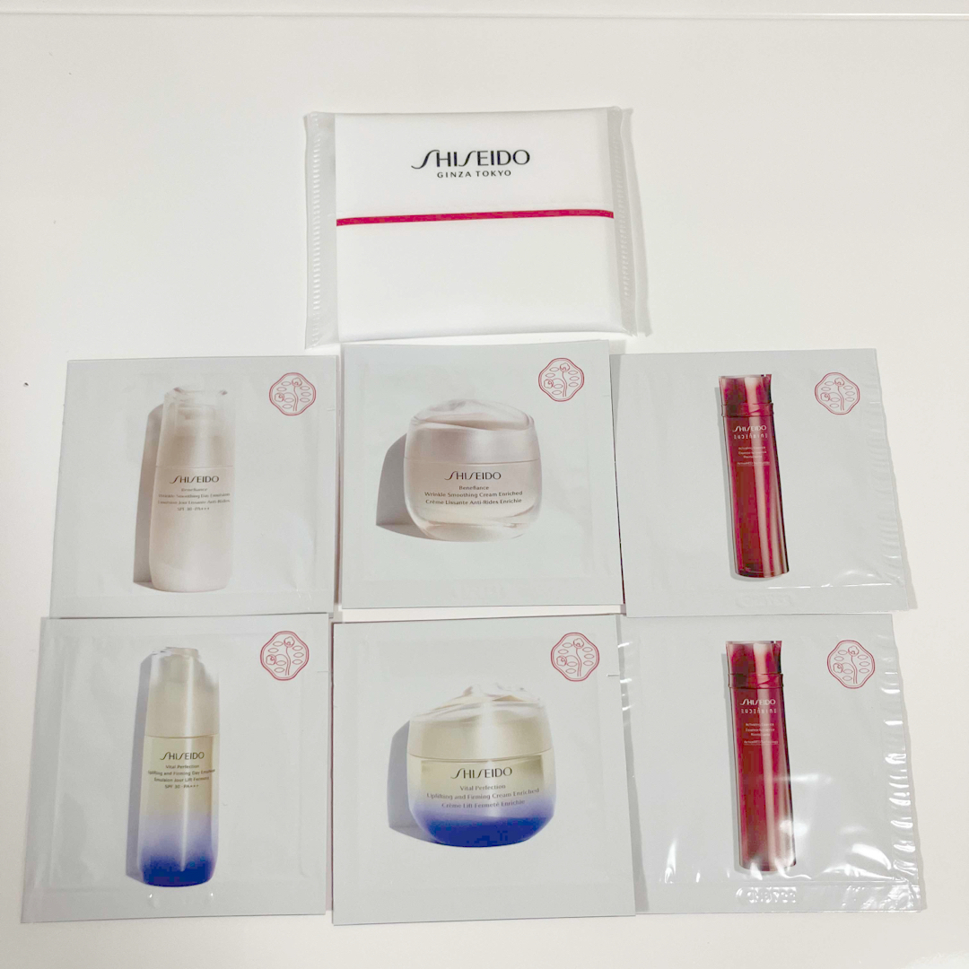 SHISEIDO (資生堂)(シセイドウ)の資生堂　オイデルミン　ベネフィアンス　バイタルパーフェクション　サンプルセット コスメ/美容のキット/セット(サンプル/トライアルキット)の商品写真