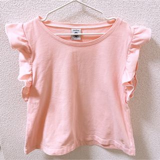 プチバトー(PETIT BATEAU)の肩フリル　トップス(Tシャツ/カットソー)