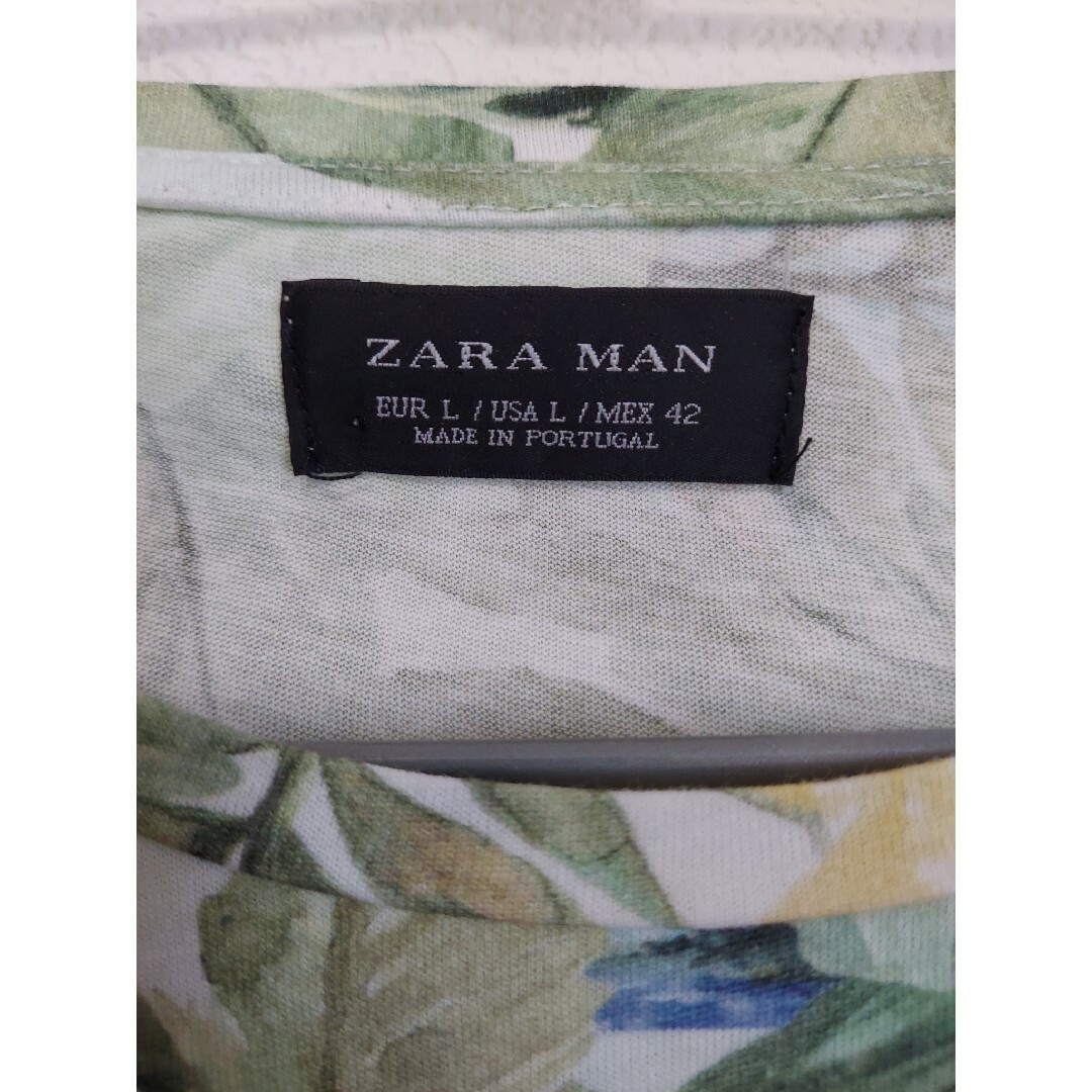 ZARA(ザラ)のメンズ　zara Tシャツ　アロハ柄 メンズのトップス(Tシャツ/カットソー(半袖/袖なし))の商品写真