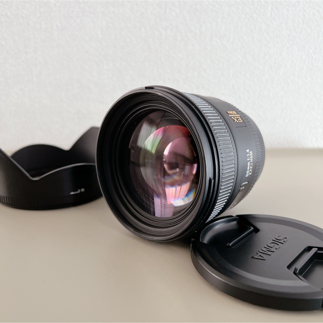 SIGMA(シグマ)のSIGMA 50mmF1.4 EX DG HSM【Canonマウント】 スマホ/家電/カメラのカメラ(レンズ(単焦点))の商品写真