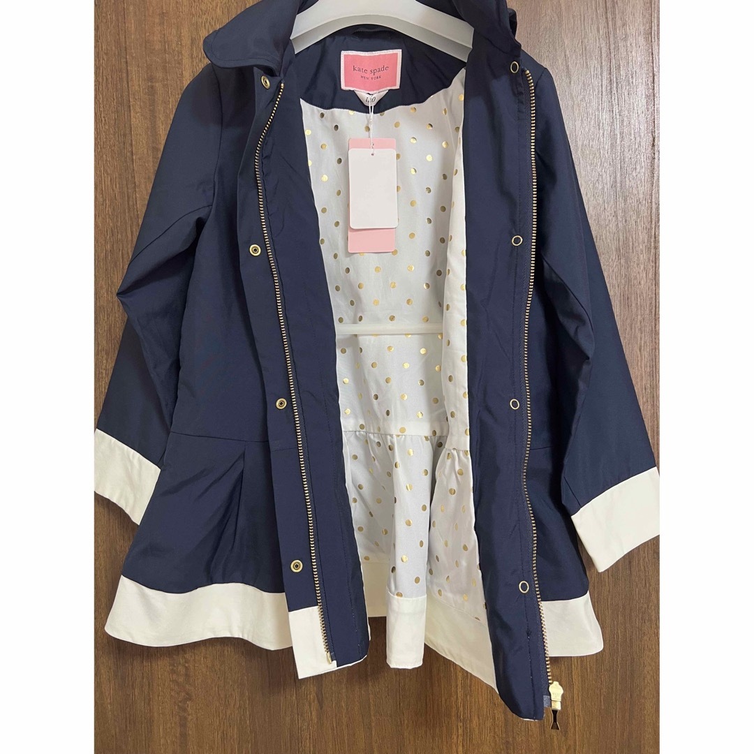 kate spade new york(ケイトスペードニューヨーク)のkate spade new york kids120cm新品未使用 キッズ/ベビー/マタニティのキッズ服女の子用(90cm~)(コート)の商品写真