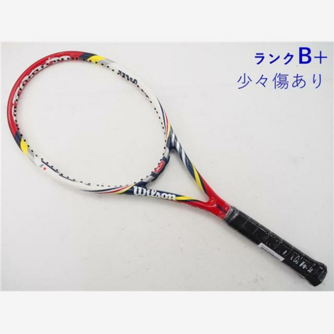 テニスラケット ウィルソン スティーム プロ 95 2012年モデル (G3)WILSON STEAM PRO 95 2012311ｇ張り上げガット状態