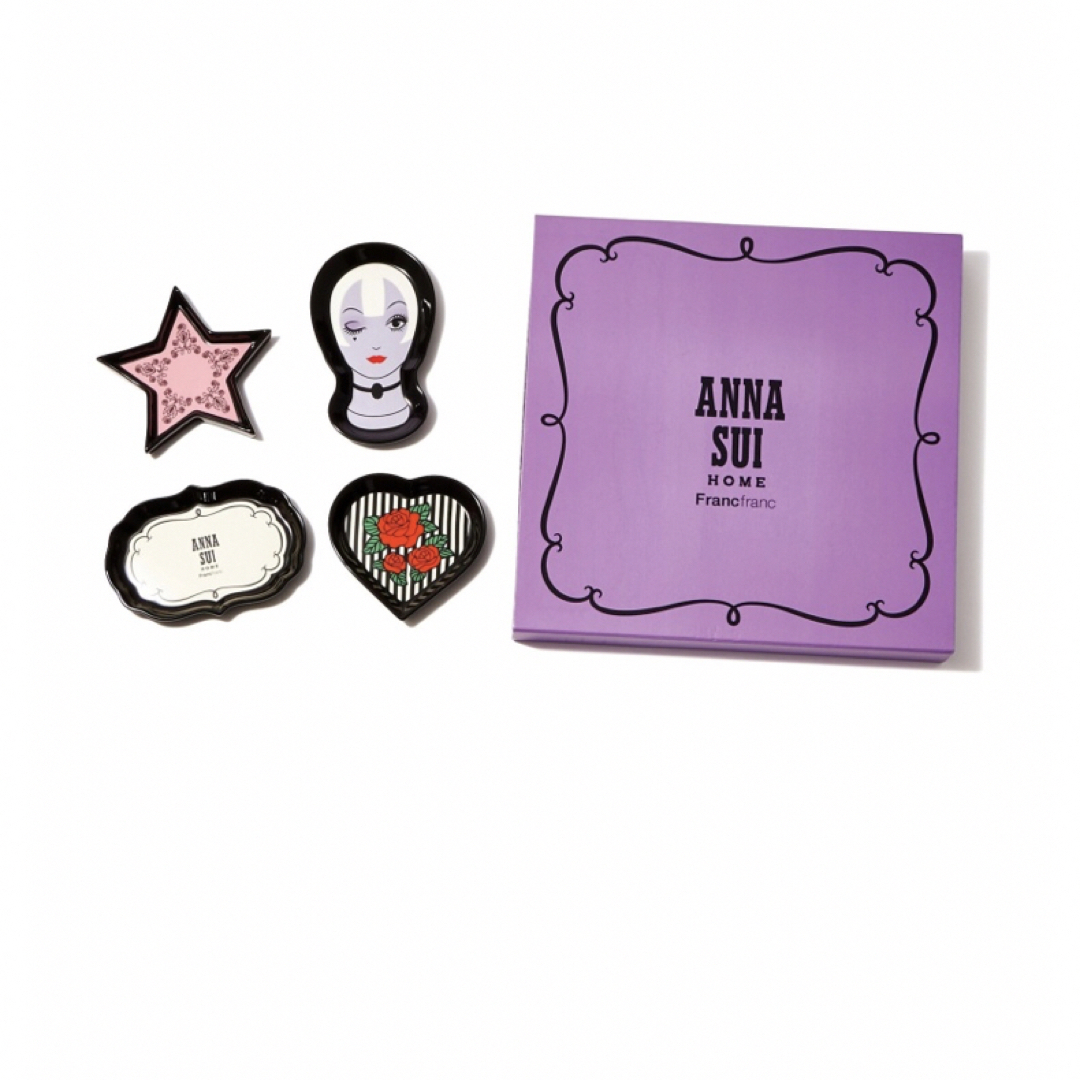 Francfranc(フランフラン)のフランフラン　ANNA SUI ミニプレート　フェイス インテリア/住まい/日用品のキッチン/食器(食器)の商品写真